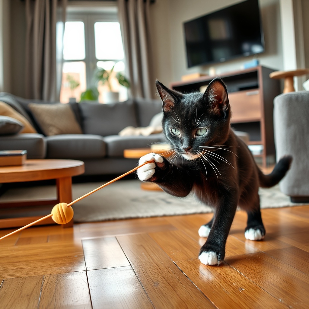Tracking the string by air movement