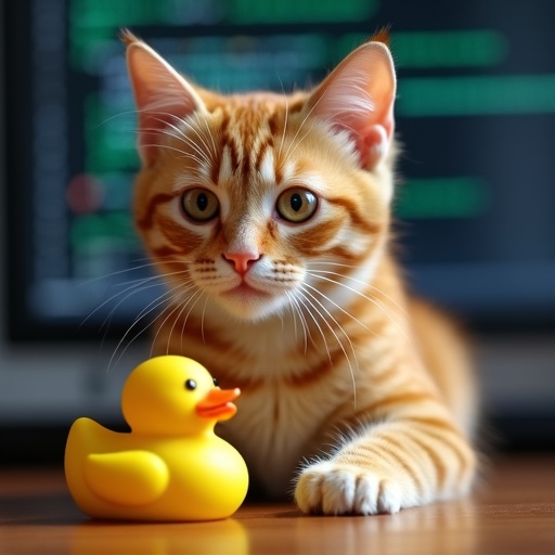 Rubber duck debugging session