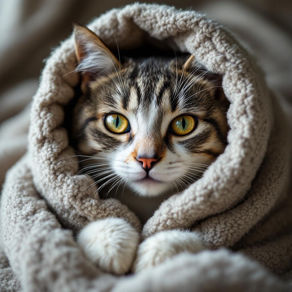 Snuggled up after burning all that energy